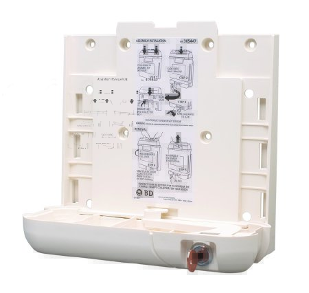 Bracket, Sharps Collector Locking Wall Bracket Plastic for 5.4 Quart Sharps Container  (1/EA 10/CS) by BD  ID 305447